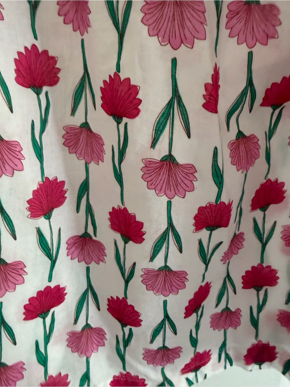 J. Crew Factory blouse with Pink Floral Print - Picture 5 of 6